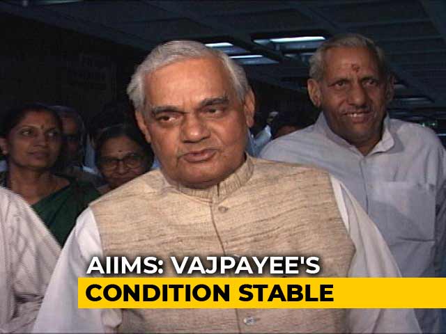 Atal Bihari Vajpayee Stable, Say AIIMS Sources; PM, Top Leaders Visit Him