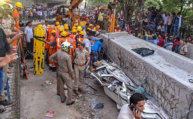18 Dead As Under Construction Flyover Collapses In Varanasi