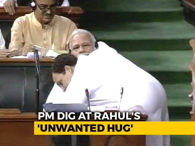 PM Modi's Theory On Why Rahul Gandhi Gave Him An "Unwanted Hug"