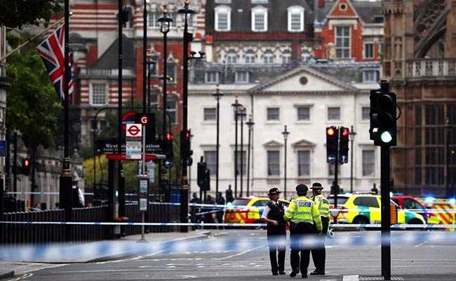 Controlled Explosion Carried Out On Suspect Package Near UK Parliament