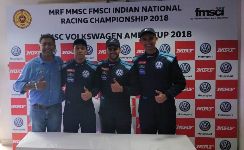 Dhruv Mohite Wins Race 1 Of Volkswagen Ameo Cup Round 3 Dhruv Mohite Wins Race 1 Of Volkswagen Ameo Cup Round 3