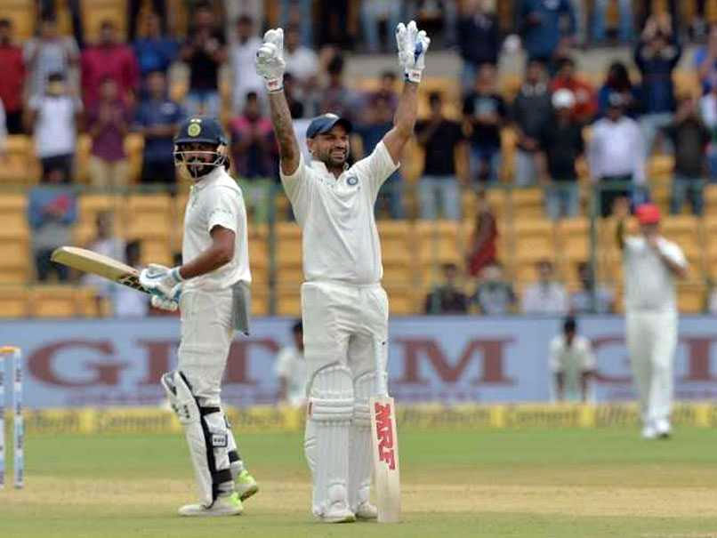 India vs Afghanistan Test : शिखर धवन और मुरली विजय के शतक, अफगानियों ने की वापसी