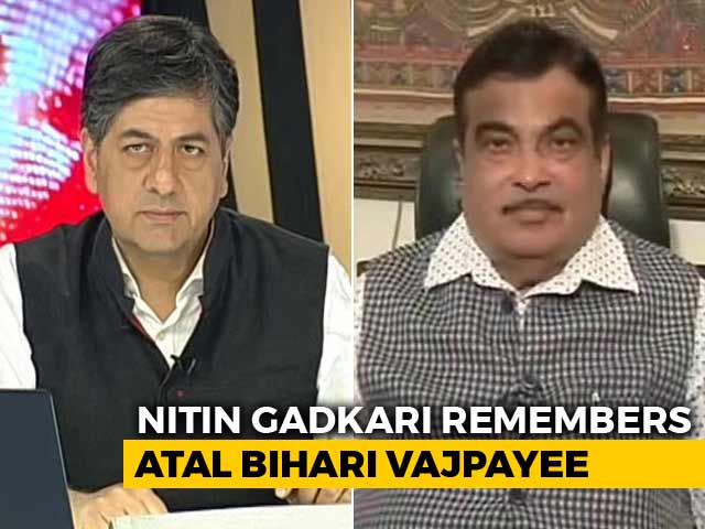 Atal Bihari Vajpayee Was A Large-Hearted Leader: Nitin Gadkari To NDTV