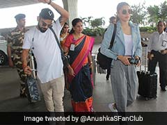 Virat Kohli, Anushka Sharma Twinning In White Sneakers. See Pics Virat Kohli, Anushka Sharma Twinning In White Sneakers. See Pics