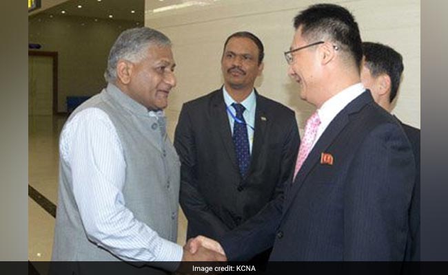 VK Singh First Indian Minister To Visit North Korea in 20 Years
