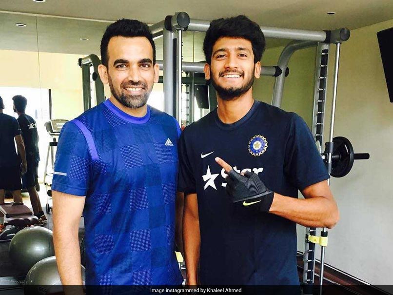 Left arm fast bowler Khaleel Ahmed wants to become like Zaheer Khan Left arm fast bowler Khaleel Ahmed wants to become like Zaheer Khan