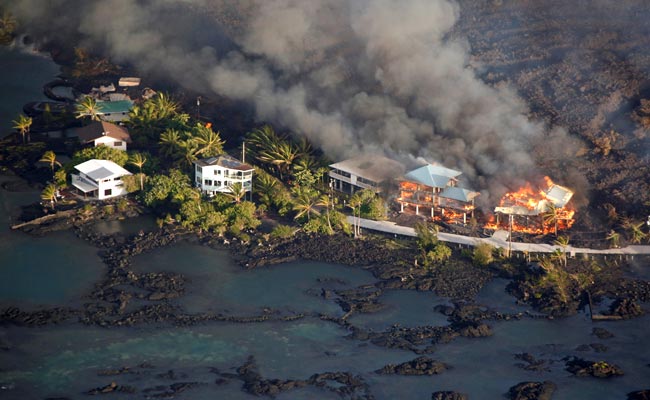 Volcanic Lava Buries Two Housing Tracts On Hawaii's Big Island