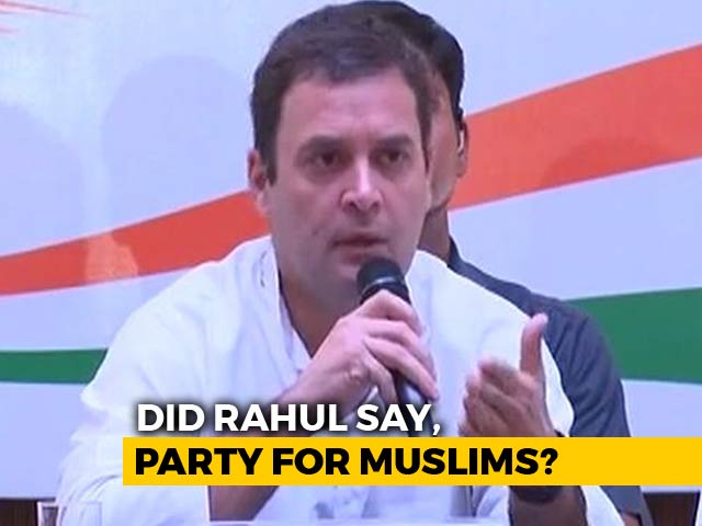 Did Rahul Gandhi Say "Congress Is Muslim Party"? Urdu Daily Clarifies