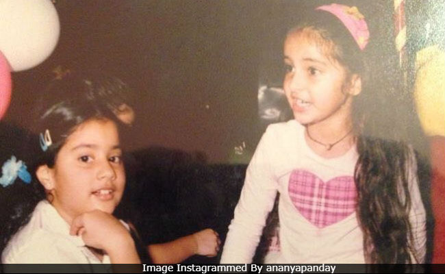 <i>Dhadak</i>: Little Janhvi Kapoor And Ananya Panday In Throwback Pic. Can't Get Cuter Than This