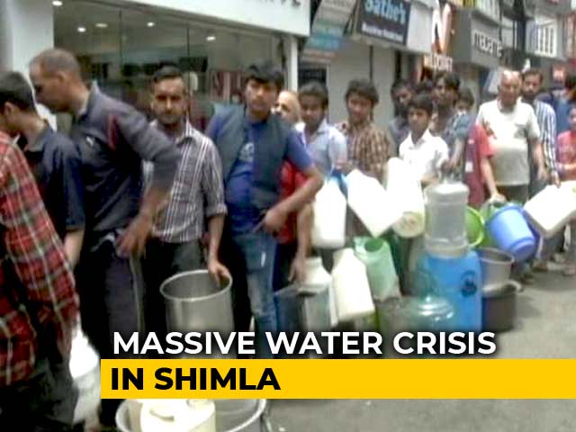 No Water, Dry Shimla Says Tourists Go Back