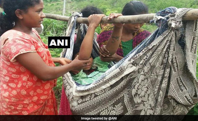 No Road For Ambulance, Pregnant Woman Carried For 6 Km In Bedsheet