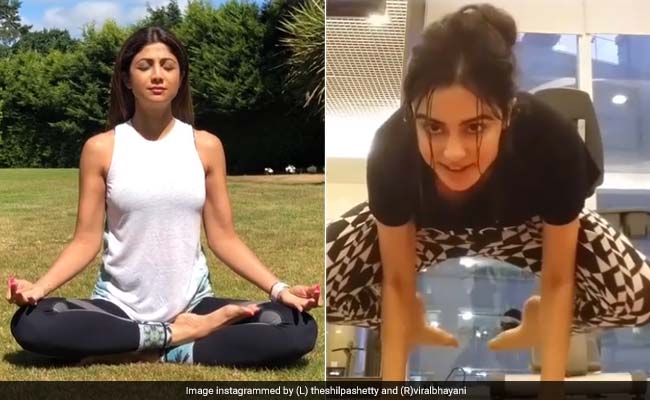 International Yoga Day: शिल्पा शेट्टी ने किया प्राणायाम तो बकासन करती दिखीं अदा शर्मा