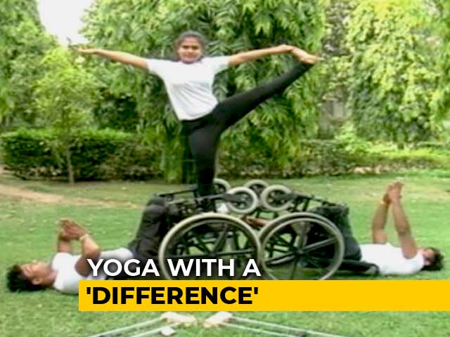 On International Yoga Day, The Differently Abled Show Their Skills